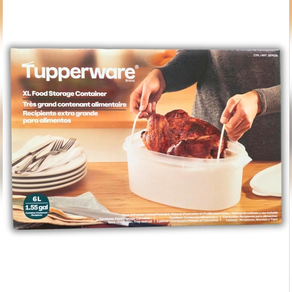 Tupperware XL Food Storage Container,NIB